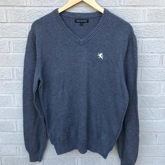 Express Other - Express Men’s V-Neck Gray Sweater
